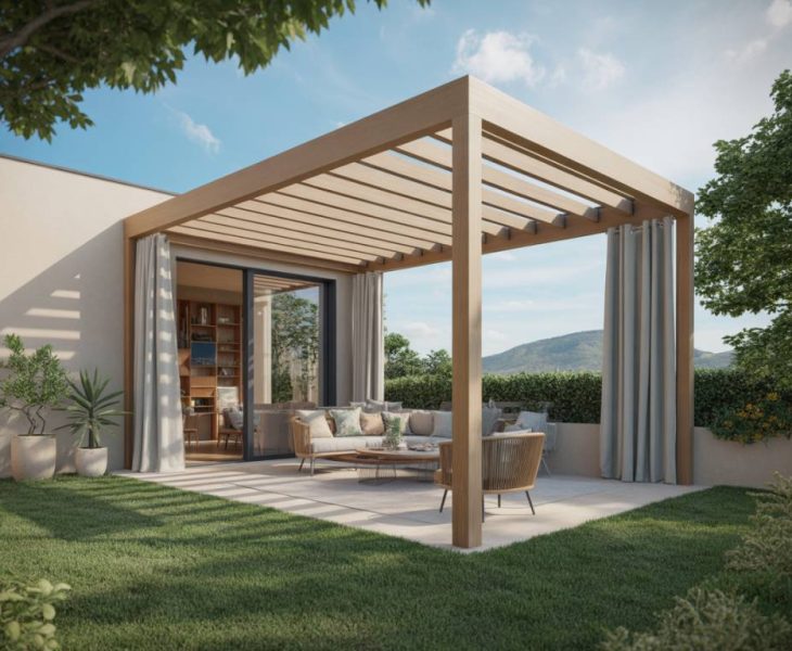 Pergola bioclimatique : entre confort extérieur et économies d’énergie