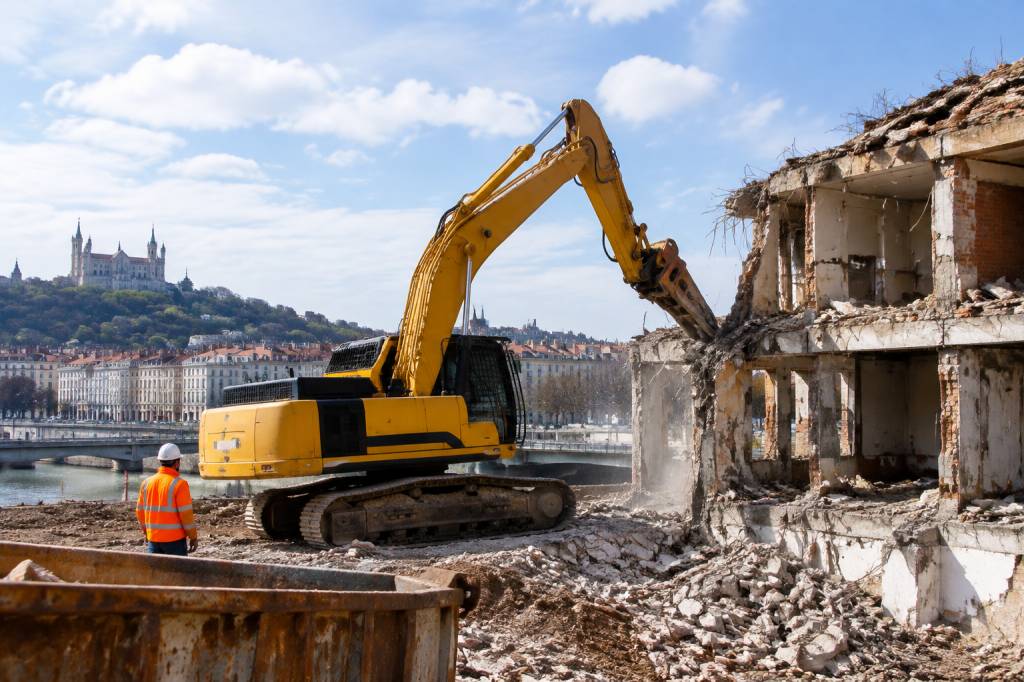 Démolition à lyon : les étapes clés d’un chantier réussi